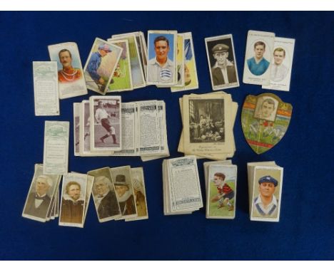 Cigarette cards, small mixture including  John Players Famous Authors & Poets narrow (10, grubby), Ardath Boucher series (6),