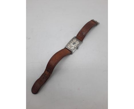 ZENITH 1940S SUB DIAL WATCH TANK STYLE