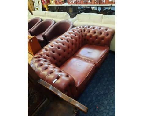 2 SEATER CHESTERFIELD SOFA