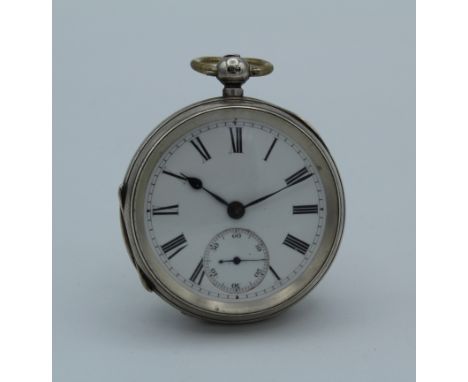 J Walker. Workington # 21791 Fusee, working order, silver cased