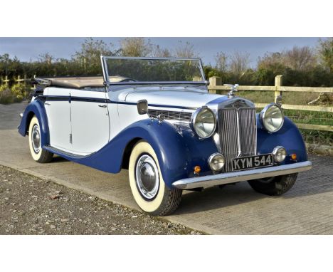 One of only two Vanden Plas Allweather Tourers built as a special-order for His Highness the Jam Sahib of Nawanagar, an impor