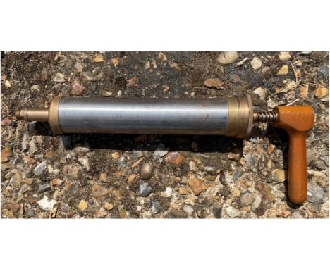High quality item with wooden handle and two brass endsClick here for more details and images