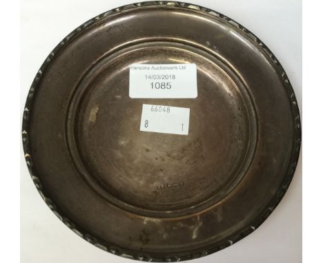 Silver tray, Sheffield 1939 Emile Viner, approx 2.47ozt 