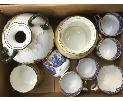 A collection of three Royal Doulton series ware with coaching scenes, including a small vase, another F3804 and a two handled