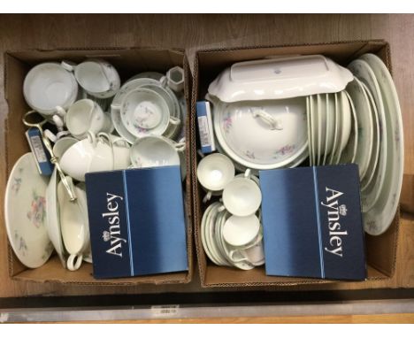 A comprehensive Aynsley 'Little Sweetheart' dinner and tea service (two boxes) 
