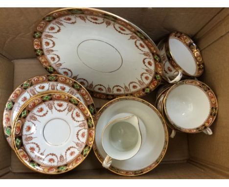  An Edwardian to 1950s Royal Albert part tea service. 