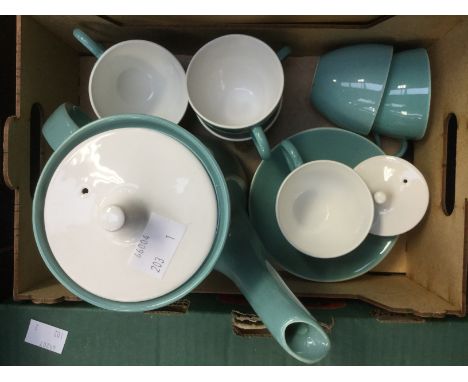 A Poole pottery part coffee set (one box) 