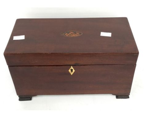 Georgian inlaid tea caddy