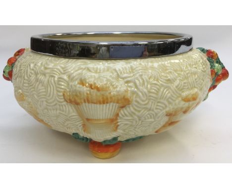 A Clarice Cliff, Newport Potteries, Celtic Harvest rimmed bowl (1) 