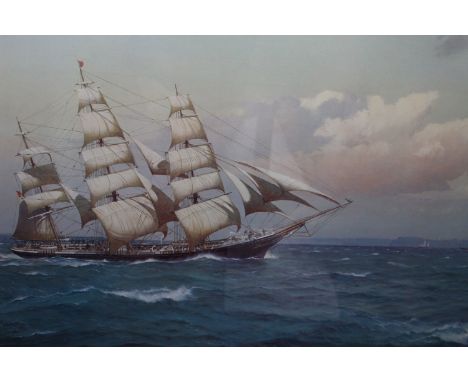  Nautical/Marine/Maritime interest: Pair of signed prints, 'First Light of England' after Derek G M Gardner, signed, 1992, nu