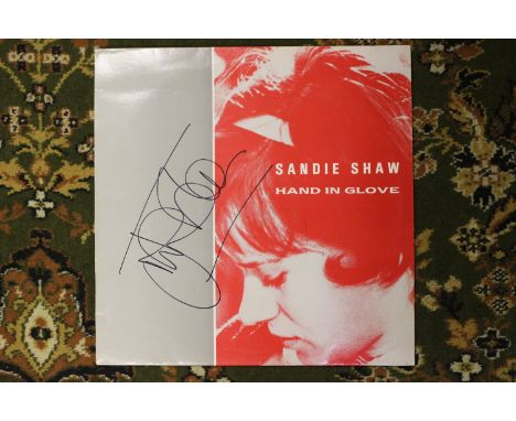 Johnny Marr (The Smiths) S. Shaw 'Hand In Glove' autographed 12" sleeve with record  