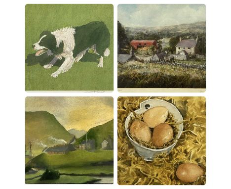 WELSH & OTHER ARTISTS, (20th century), D. M. Williams, watercolour titled Moel y Ci 2004, signed lower right, 28 x 39.5cms, J