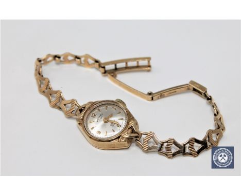 A 9ct gold Rotary lady's wrist watch, 11g.