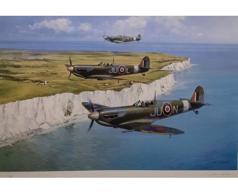 After Robert Taylor Limited edition colour print"Combat Over London", 119/1500After John YoungLimited edition colour print"Do