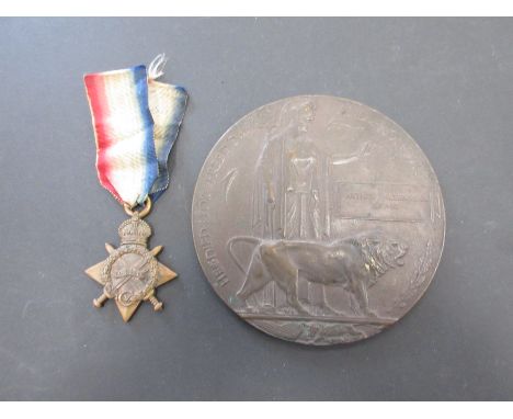 VICTORY MEDAL (1326 Pte. A.A. Evans 18-Lond. R)., 1914-15 STAR (1326 Pte. A.A. Evans 18-Lond. R), VICTORY MEDAL (1326 Pte. A.