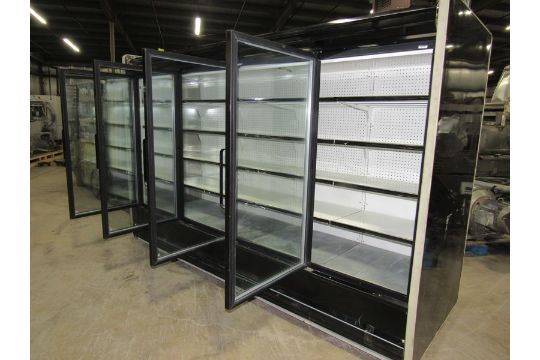 Kysor Warren Model Lv5h1 4u Freezer 4 Door Reach In Lighted Freezer 56 Doors 11 Long X 33 D