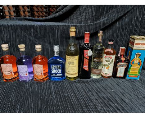 *Ten bottles of mixed spirits including gin, vodka, Cointreau etc