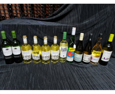 *Twelve bottles of white wine