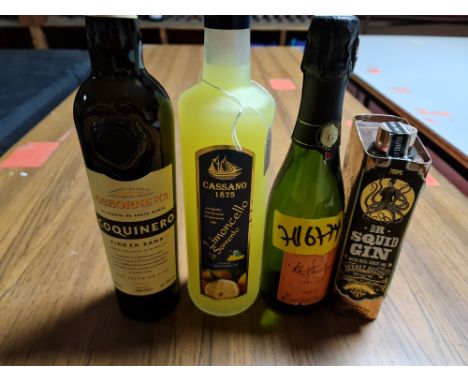 *Three bottles and a ton of Dr Squid gin