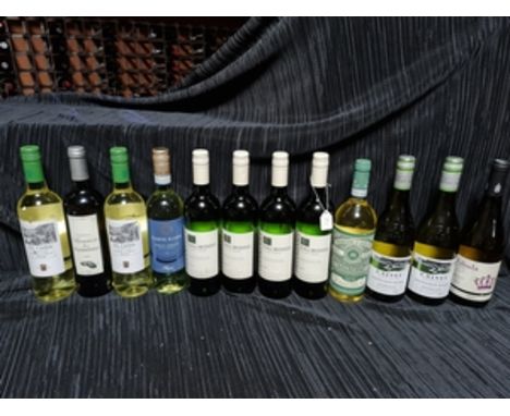 *Twelve bottles of white wine