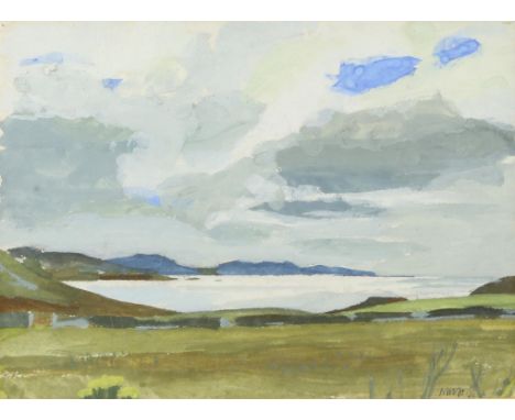 Michael Hutchings (British, 1918-2020), 'Bantry Bay, County Cork'. Watercolour. Initialled and dated '65. Inscribed verso. 43