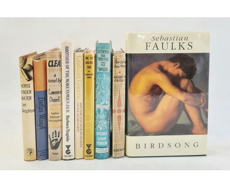 Modern first editions to include:-Faulks, Sebastian"Bird Song", Hutchinson 1993, signed by the author on the tp, green cloth,