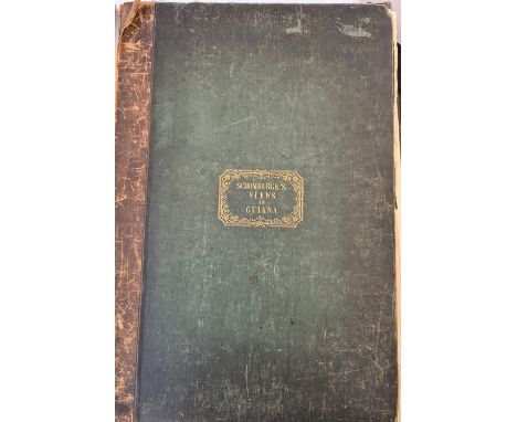 Please note - book is disbound and plates framedBentley, Charles Mr"Twelve Views in the Interior of Guiana: after Sketches ta