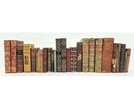 Quantity of antiquarian and other books to include:-M'Ewen, Mr William"Grace and Truth ...", 7th edition, Edinburgh printed b