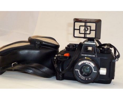 A Nikon Nikonos IV-A 35mm underwater camera, with Nikkor 35mm lens, plastic frame finder, instruction manual and case&nbsp;