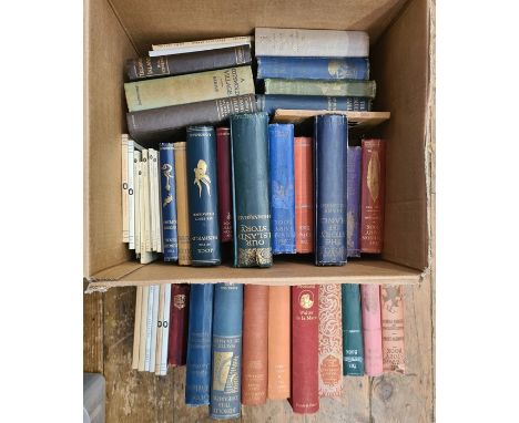 Assorted volumes to include:-De La Mer, Walter"Behold This Dreamer ...", Faber & Faber 1929, blue cloth with gilt titles and 