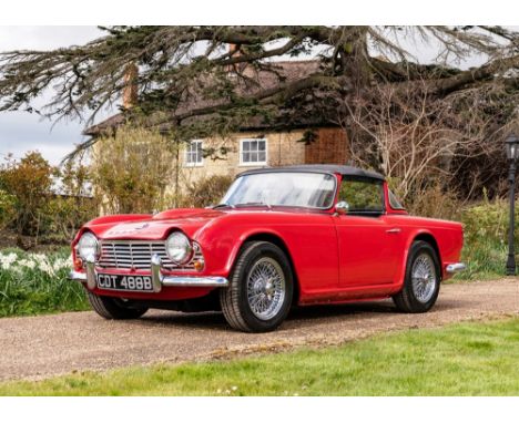 1964 Triumph Triumph TR4 ‘Surrey Top’ Transmission: manual Mileage: 89950Already a legend, Giovanni Michelotti produced the e