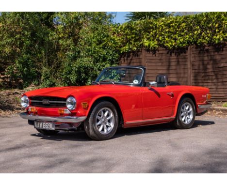 1972 Triumph TR6 Transmission: manual Mileage: 22954The Triumph TR6 was manufactured for seven years from 1969 and by the tim