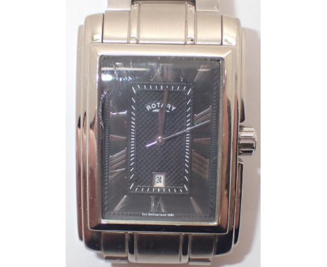 Gents Rotary wristwatch on stainless steel bracelet 