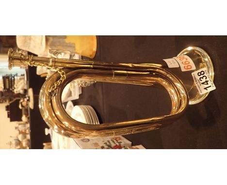 Brass army bugle
