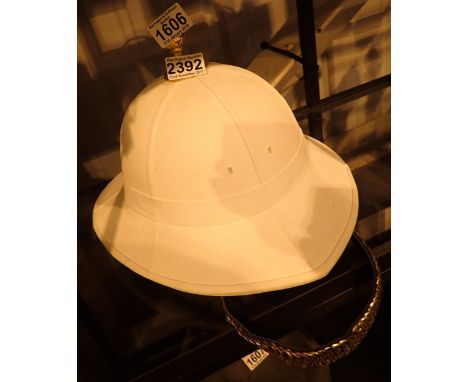 Royal Marines white pith helmet