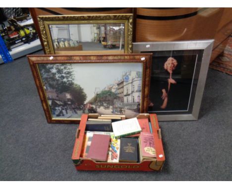 A Milton Greene stamped photo of Marilyn Monroe, together with four further vintage black and white cinema cards to include G