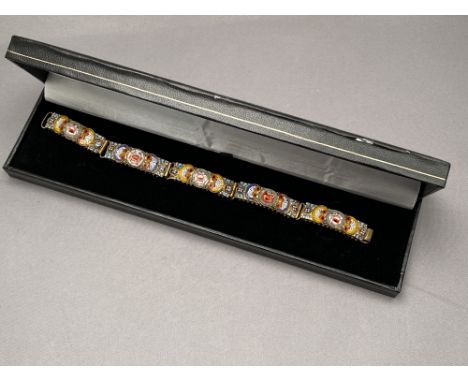 A vintage micro mosaic bracelet 