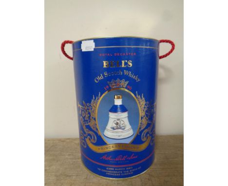 A Bell's Scotch Whisky decanter by Wade to commemorate The Birth of Princess Eugenie 1990, 75cl, sealed in presentation box  