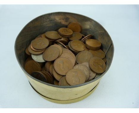 Selection of vintage copper coins