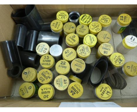 Selection of vintage photograph reels depicting Trains and Stations 