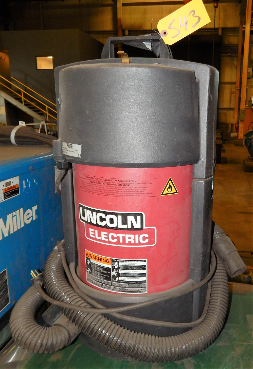 LINCOLN MDL. MINIFLEX ELECTRIC SMOKE EATER, 1870W, S/N H0171210065