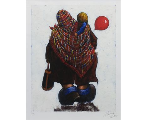 ALEXANDER MILLAR (SCOTTISH b 1960), GREYFRIAR'S BOBBY, and MAM giclee print on paper, signed and numbered 19/95AND 13/195 46c