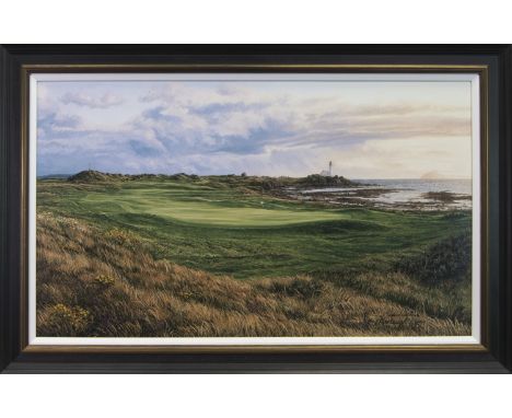 * LINDA HARTOUGH, TURNBERRY, 10TH HOLE limited edition print, signed, numbered 50/350 68cm x 106cm Framed Note: certificate o