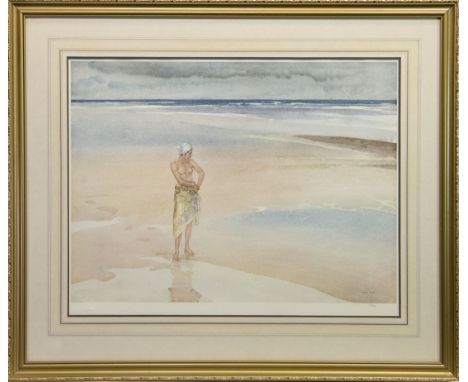 * SIR WILLIAM RUSSELL FLINT RA PRSW (SCOTTISH 1880 - 1969), AT THE BEACH print on paper, numbered 178/850 51cm x 71cm Mounted