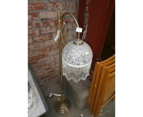 brass standard lamp