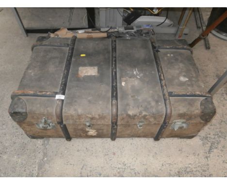 vintage travel trunk