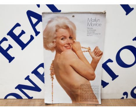 EXTREMEMLY RARE MARILYN MONROE VINTAGE CALENDAR VARIOUS POSES BY PHOTOGRAPHERS ANDRE DE DIENES BERT STERN EVE ARNOLD AMONG OT