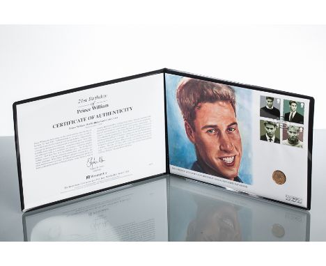 PRINCE HARRY 21ST BIRTHDAY FULL SOVEREIGN FIRST DAY COVER
dated 2008