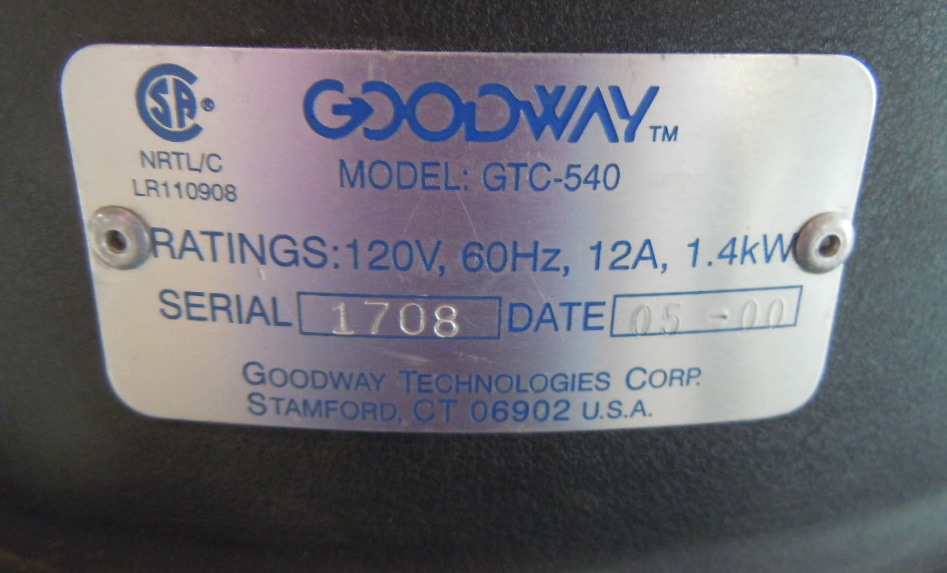 Goodway GTC540 SootVac