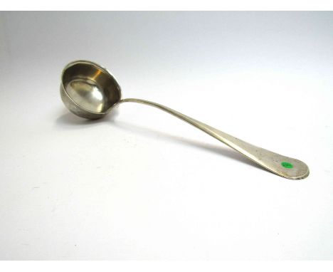 A silver ladle, MT Wetlzer Germany, marked 800, 218g
